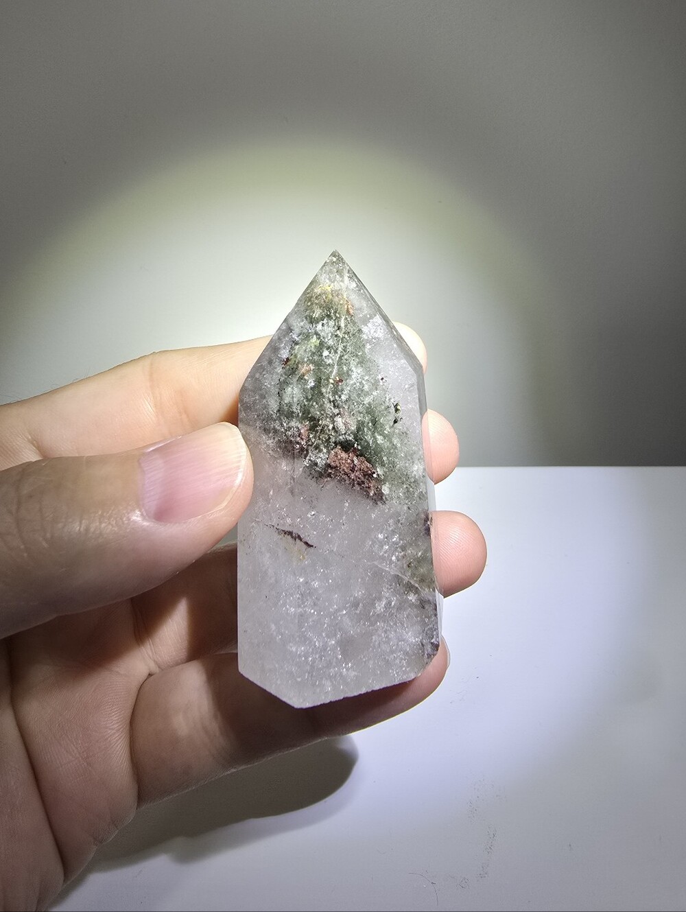 Garden Quartz Crystal Tower #B